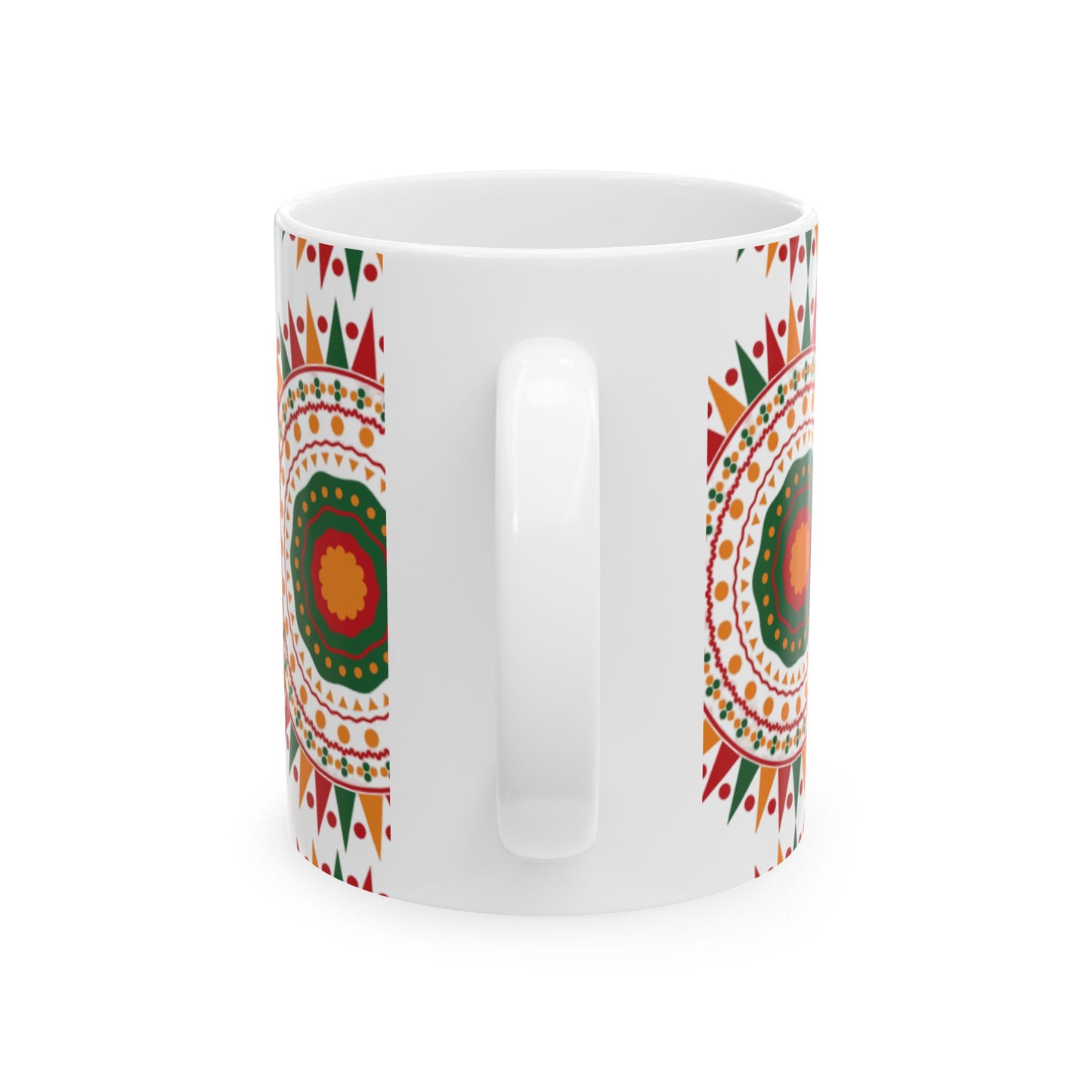 Kwanzaa Mug | African-Inspired Ceramic Coffee Cup | Vibrant Cultural Gift in 11oz & 15oz