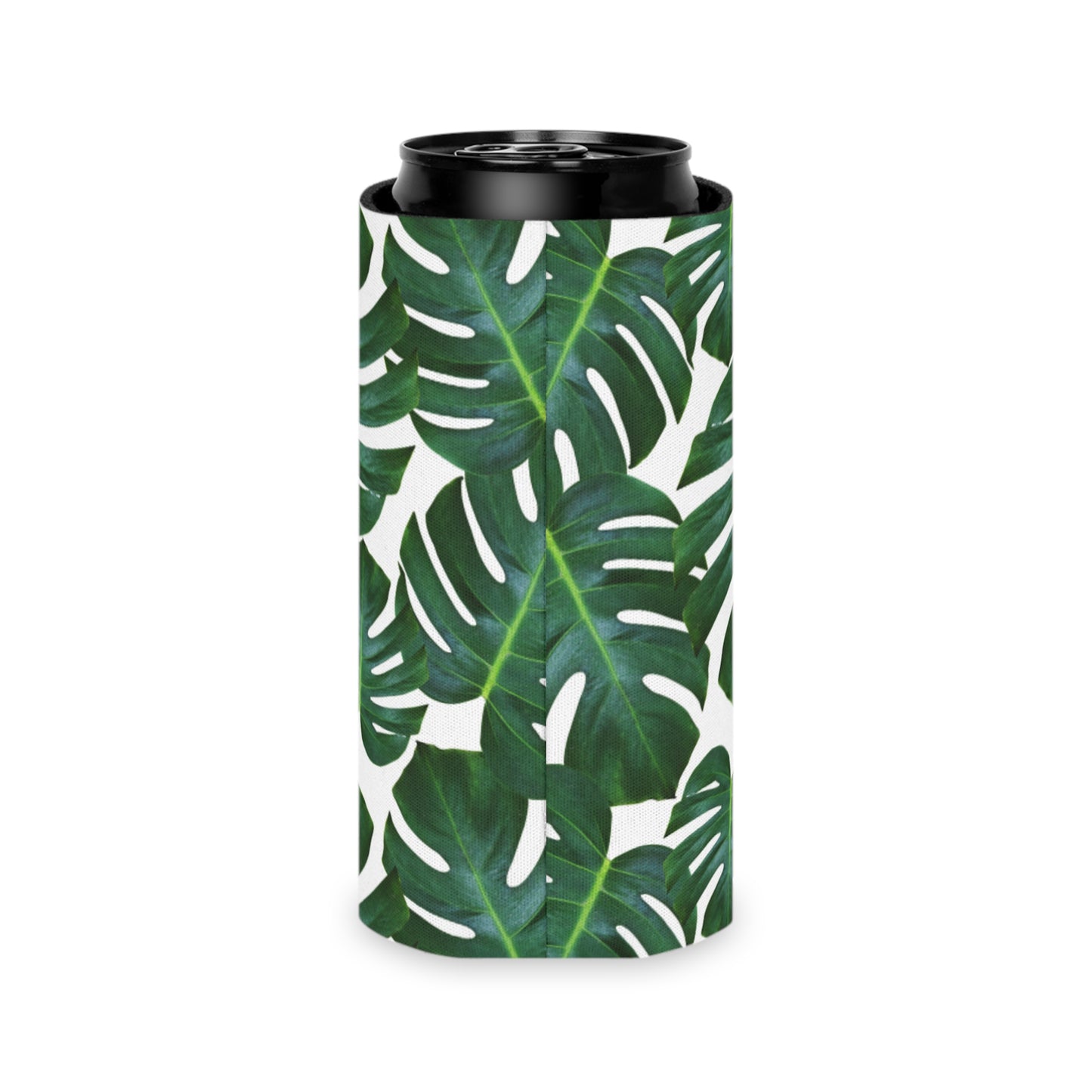 Lush Greenery Koozie - Personalized Botanical Can Cooler for Outdoor Adventures, Beach Days, and Garden Parties | Drink Insulator