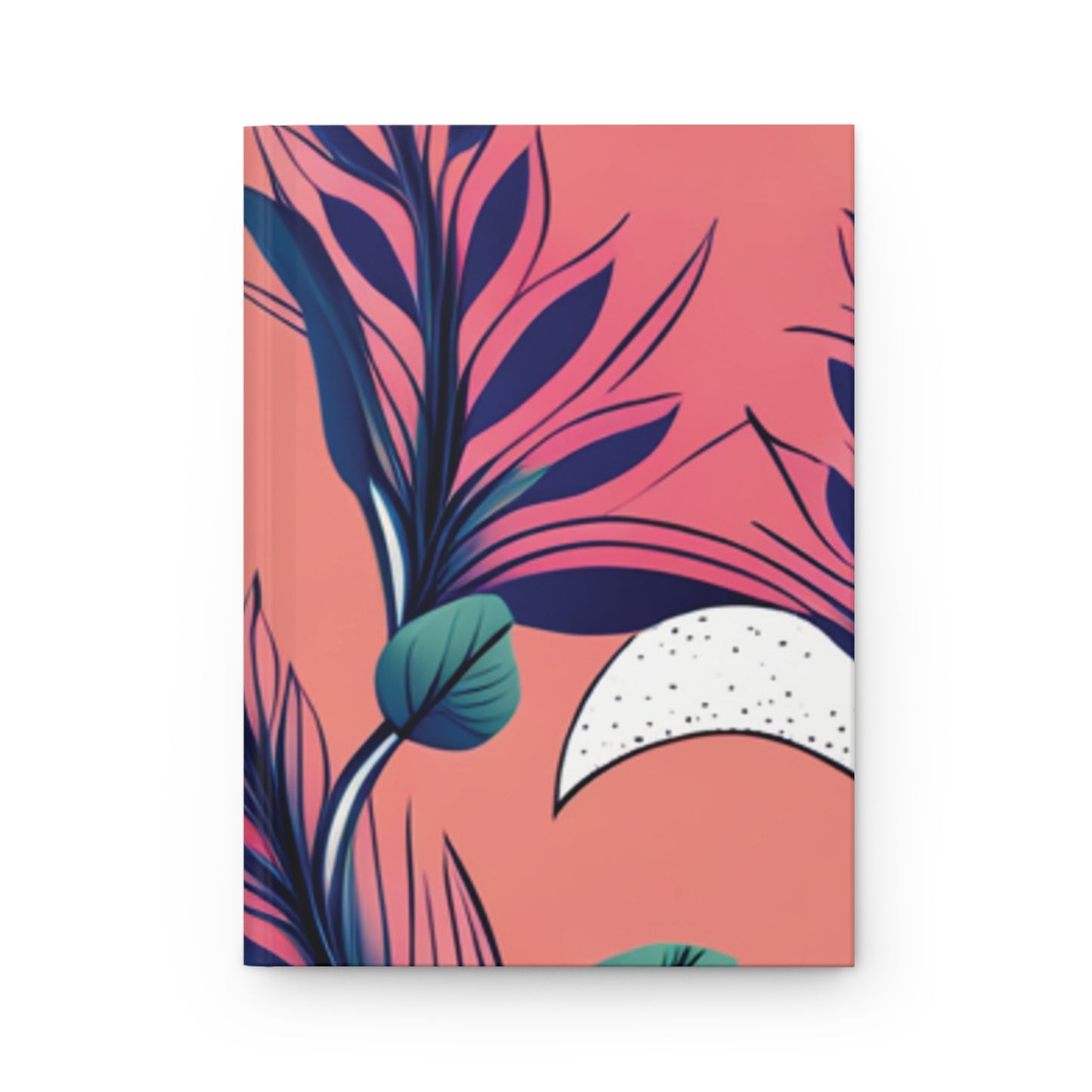 Vibrant Abstract Pink Hardcover Journal - Stylish & Durable Notebook for Affirmations, Prayers, and Goal Setting | Luxe Home Office Essentials