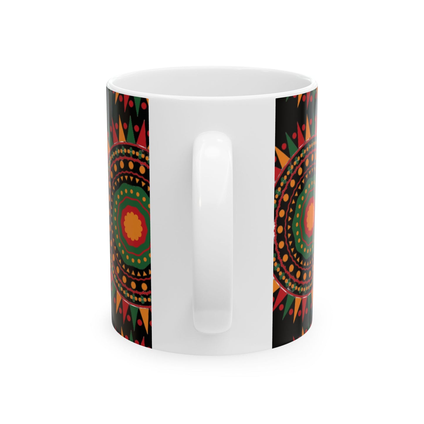 Kwanzaa Mug | African-Inspired Ceramic Coffee Cup | Vibrant Cultural Gift in 11oz & 15oz