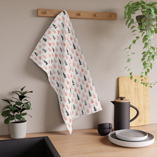 Winter Tree Holiday Kitchen Towel | Festive Christmas Decor