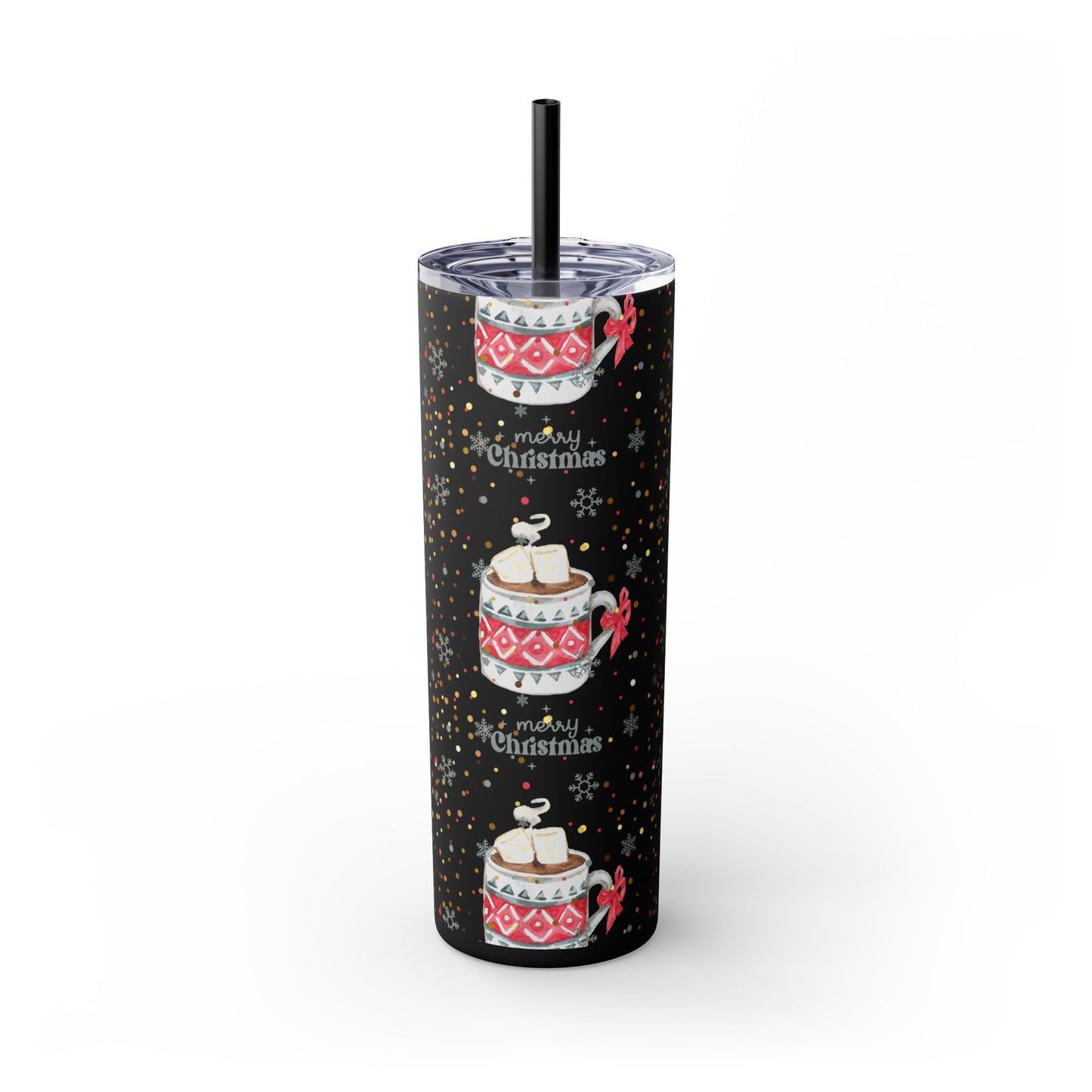 Christmas Skinny Tumblers 20oz | Insulated Holiday Drinkware