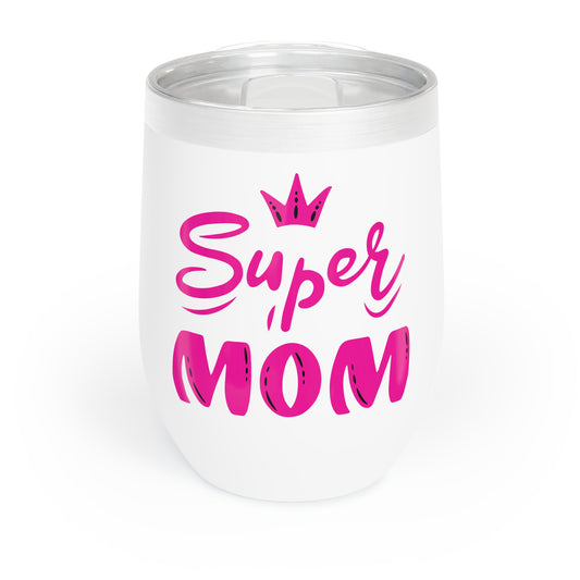 Sip in Style: Elevate Your Mom Game with Our 'Super Mom' White Wine Tumbler - Perfect for Mother's Day Gifts!