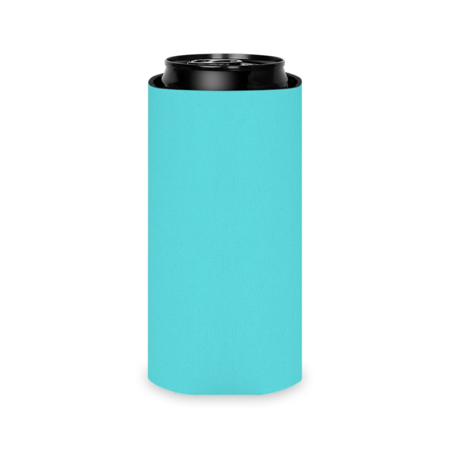 Beach Please Vibes Koozie - Fun Turquoise Can Cooler with Sun Graphic for Beach Days, Pool Parties, and Summer Fun