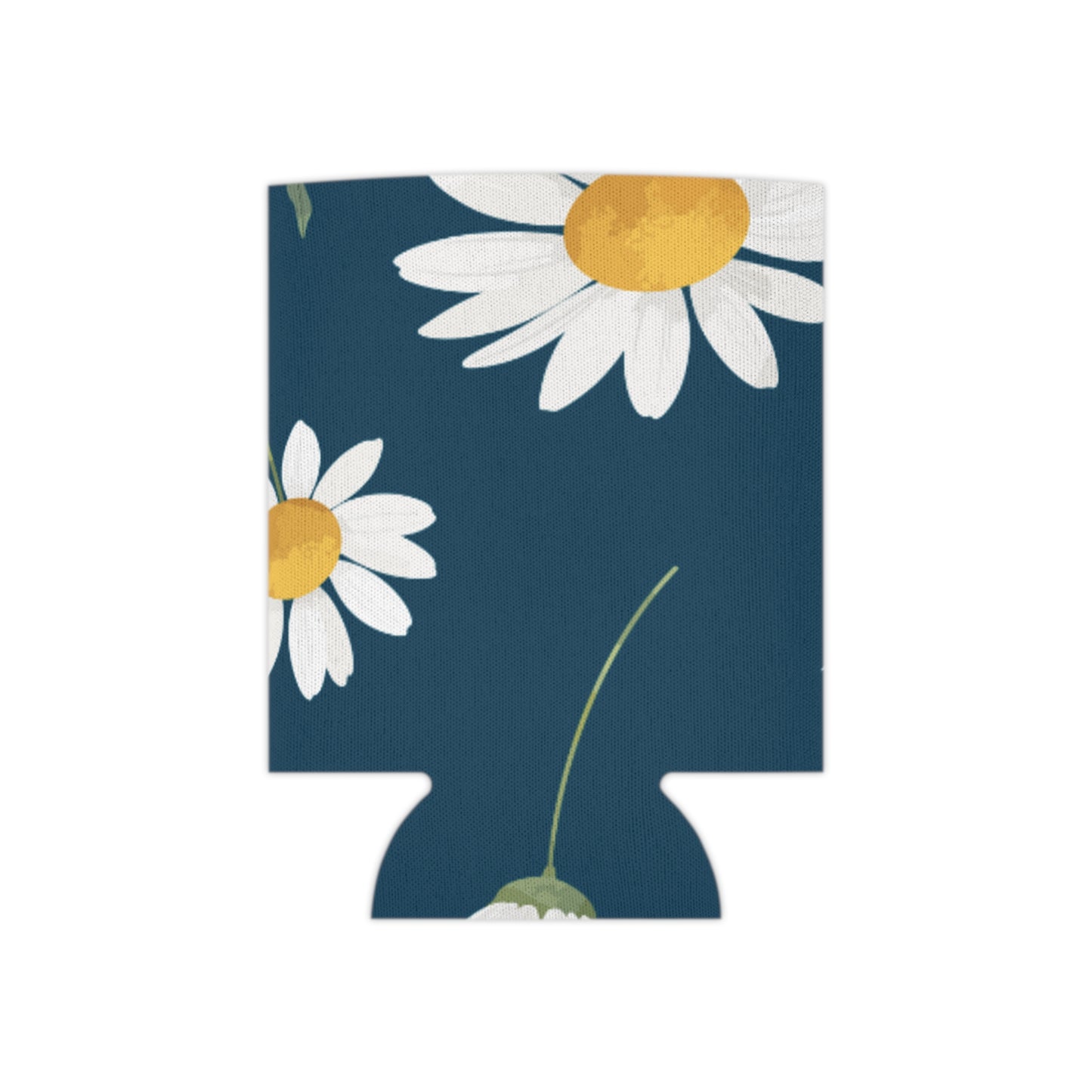 Summer Daisy Navy Koozie: Keep Your Beverages Fresh and Your Style Cool