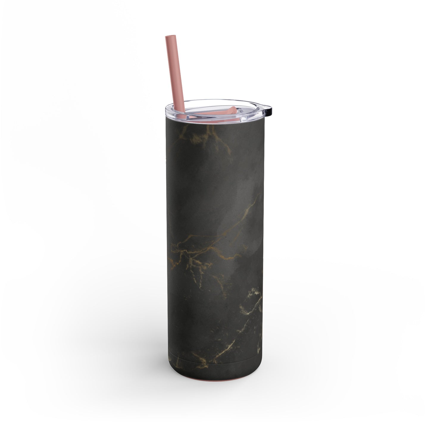 Chic Black and Gold Marble Tumbler - 20oz Insulated Travel Mug for Hot & Cold Drinks | Luxe Home Office Essentials