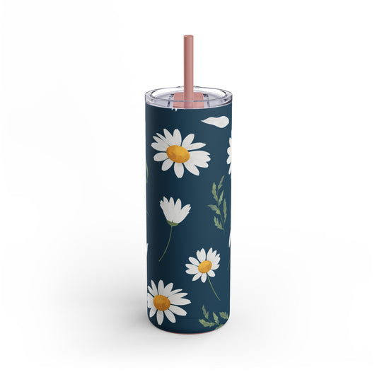 Daisy Dream 20oz Tumbler | Stylish & Feminine Drinkware | Keeps Drinks Cold for 24 Hours & Hot for 12 Hours