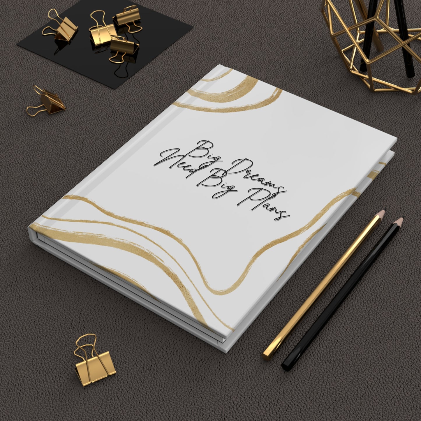 Big Dreams Need Big Plans Hardcover Journal - Stylish Matte Planner for Goal Setting, Productivity, and Daily Journaling