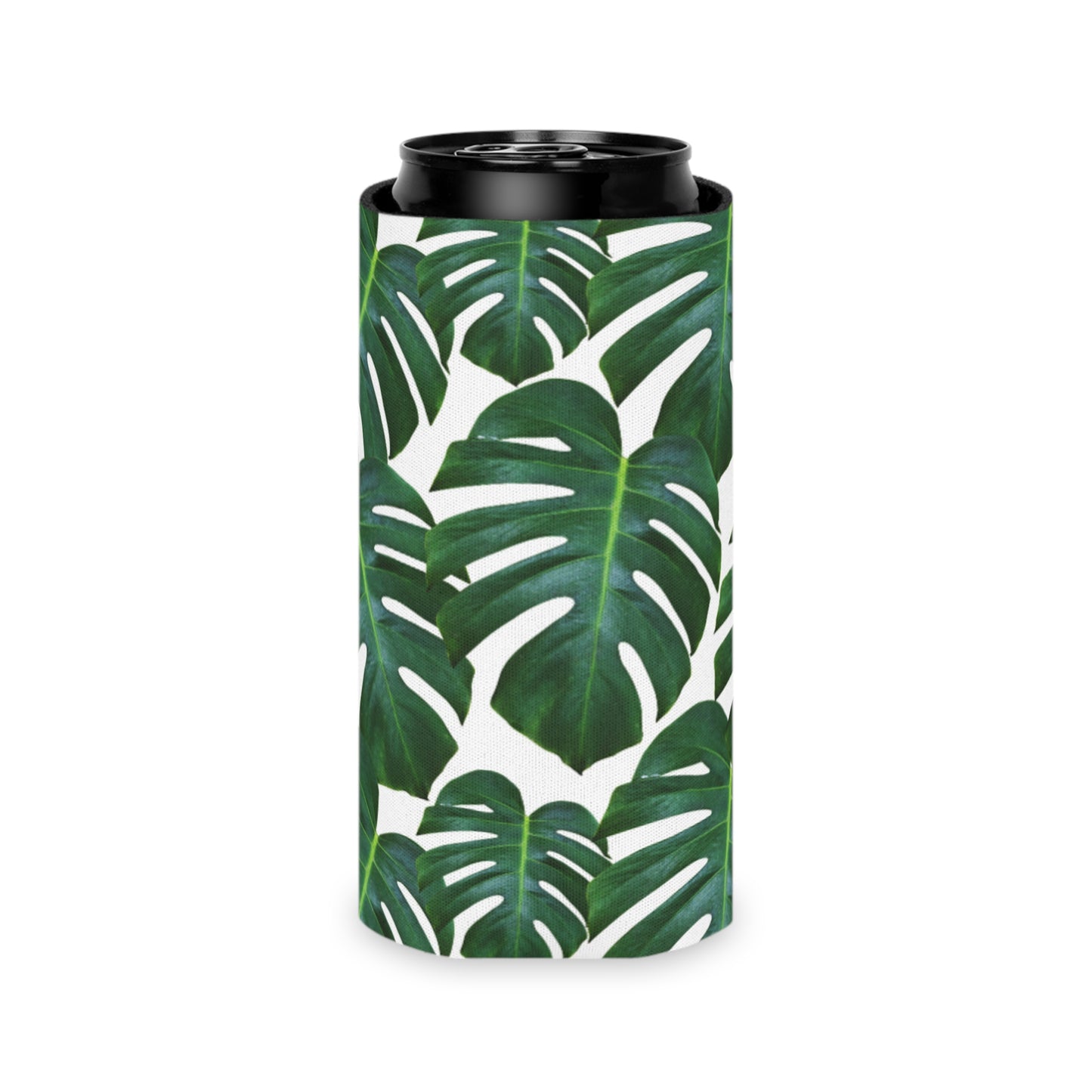 Lush Greenery Koozie - Personalized Botanical Can Cooler for Outdoor Adventures, Beach Days, and Garden Parties | Drink Insulator