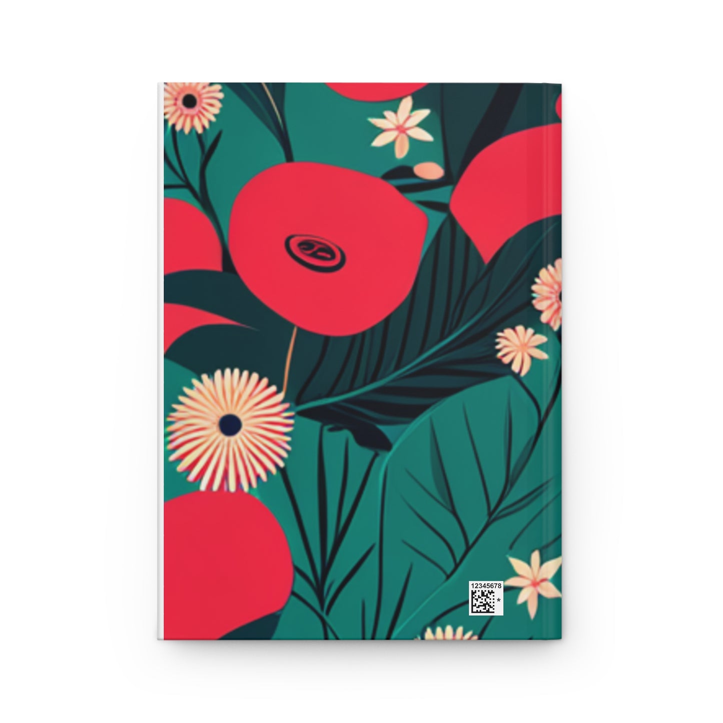 Vibrant Spring Garden Hardcover Journal - Stylish Affirmation, Prayer & Dream Notebook | Luxe Home Office Essentials