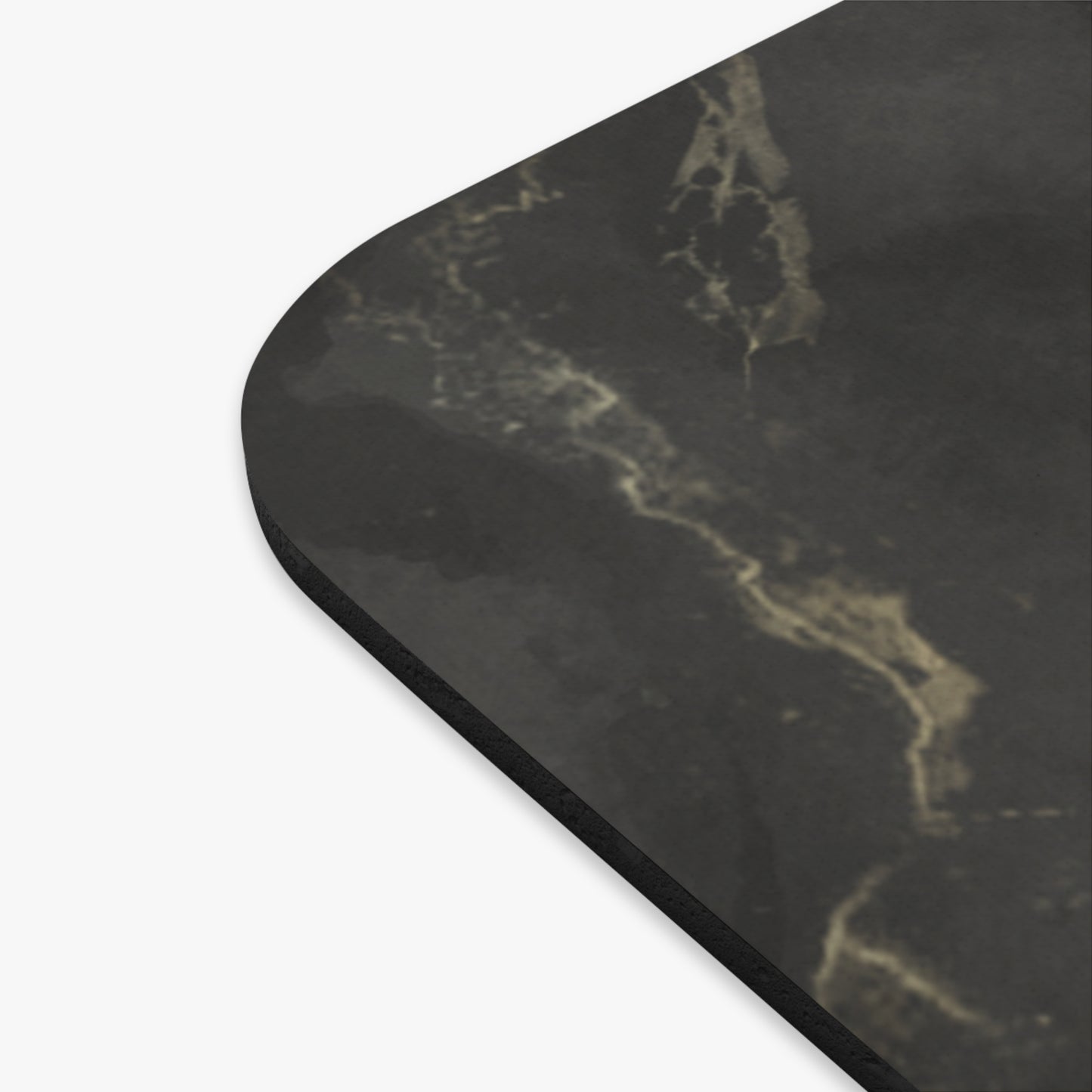 Elegant Black and Gold Marble Mouse Pad - Luxe Home Office Decor | Stylish Desk Accessory