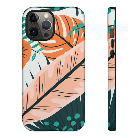 "Vibrant Tropical-Themed Phone Case – Perfect for Summer Adventures! (Fits iPhone 12 to iPhone 15)