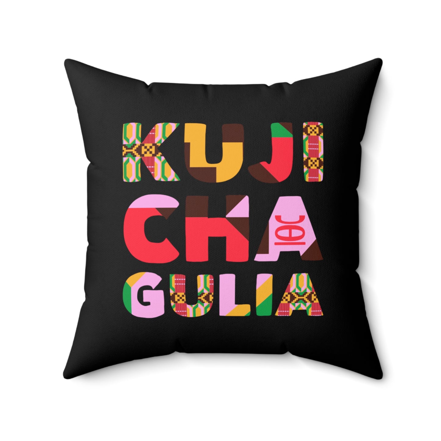 Kujichagulia Kwanzaa Pillow | Self-Determination Decor | Afrocentric Throw Cushion | Kwanzaa Gift for Family | Black Cultural Holiday Accent