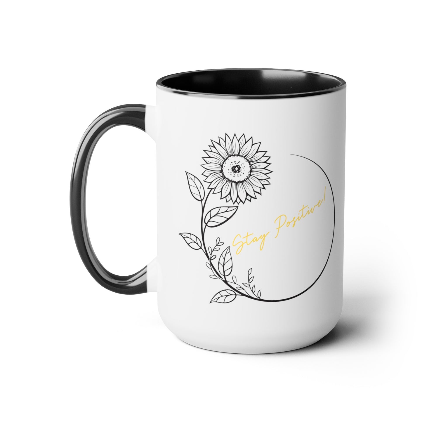 Sunshine Affirmation Mug: Uplift Your Mornings with Positivity | 15oz Two-Tone