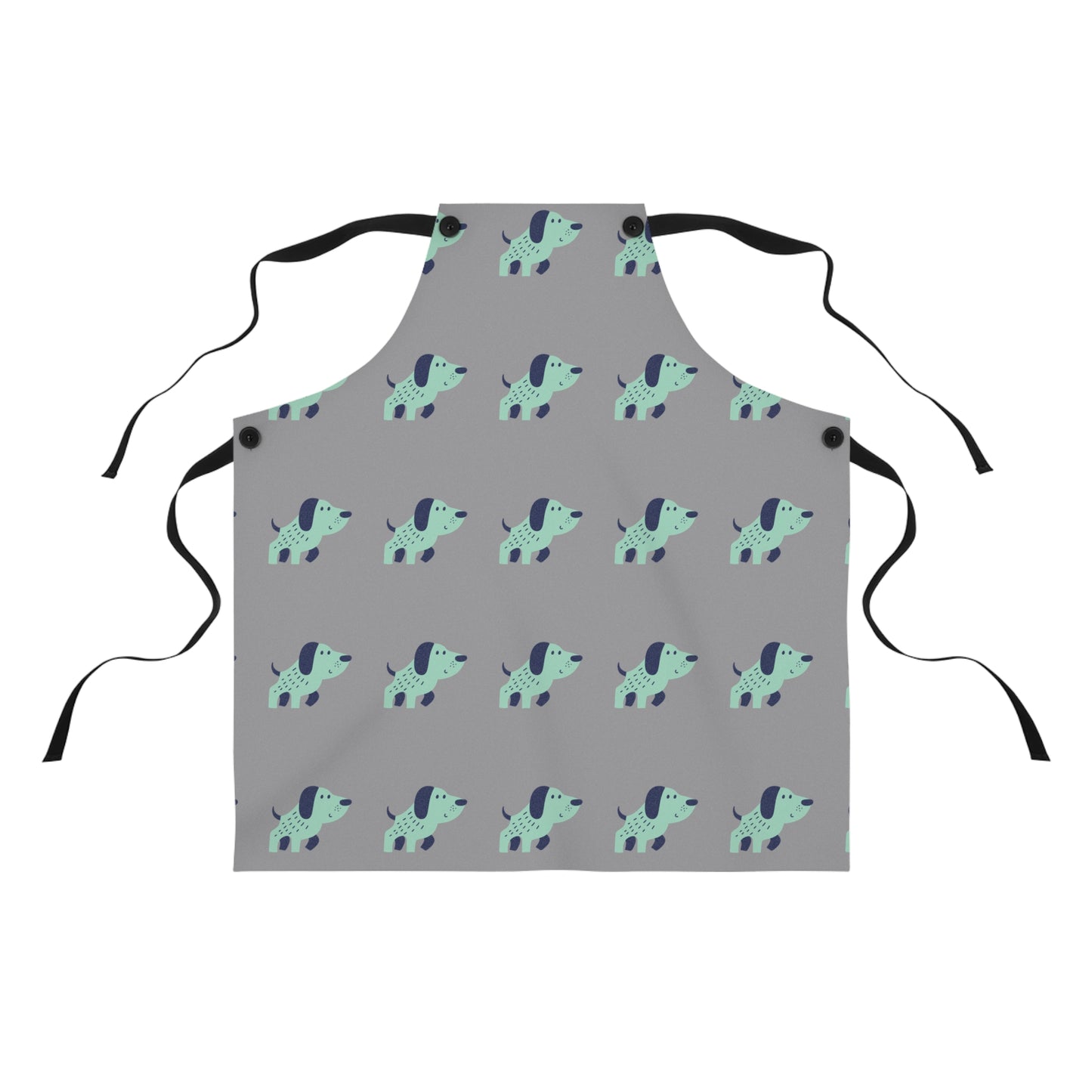 Dog Lover Apron – Cute Puppy Print Cooking Apron for Dog Moms & Pet Parents | Adjustable Unisex Fit