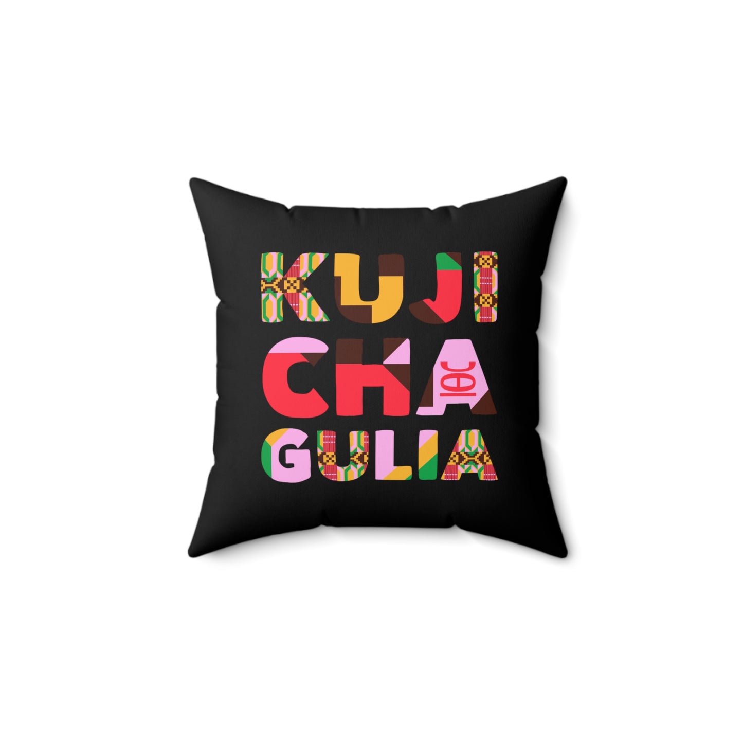 Kujichagulia Kwanzaa Pillow | Self-Determination Decor | Afrocentric Throw Cushion | Kwanzaa Gift for Family | Black Cultural Holiday Accent