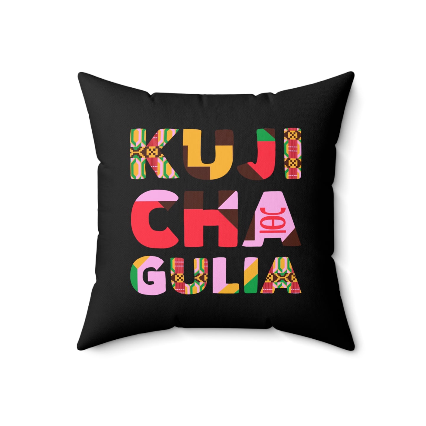 Kujichagulia Kwanzaa Pillow | Self-Determination Decor | Afrocentric Throw Cushion | Kwanzaa Gift for Family | Black Cultural Holiday Accent